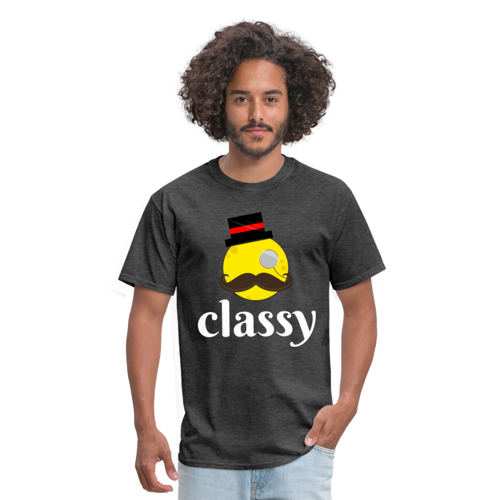 Classy Cheese T-Shirt - heather black