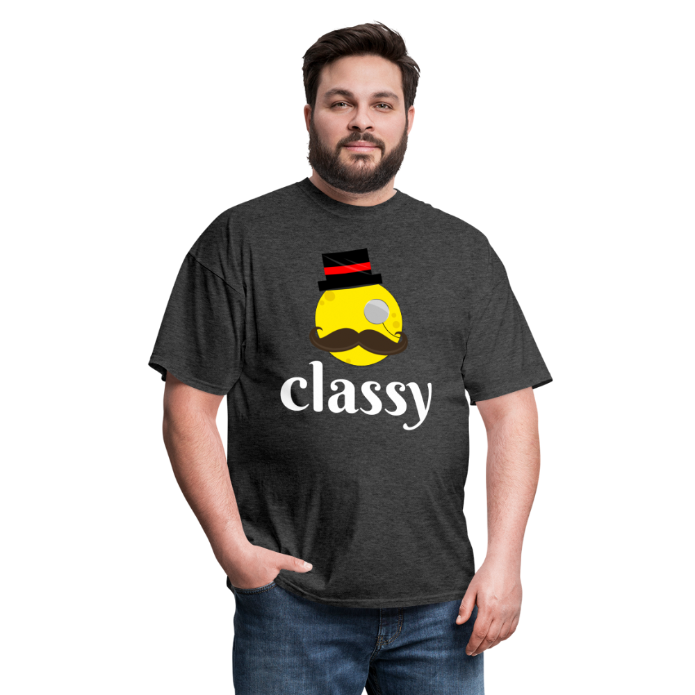 Classy Cheese T-Shirt - heather black