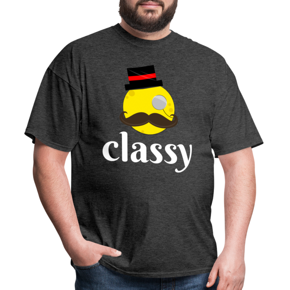 Classy Cheese T-Shirt - heather black