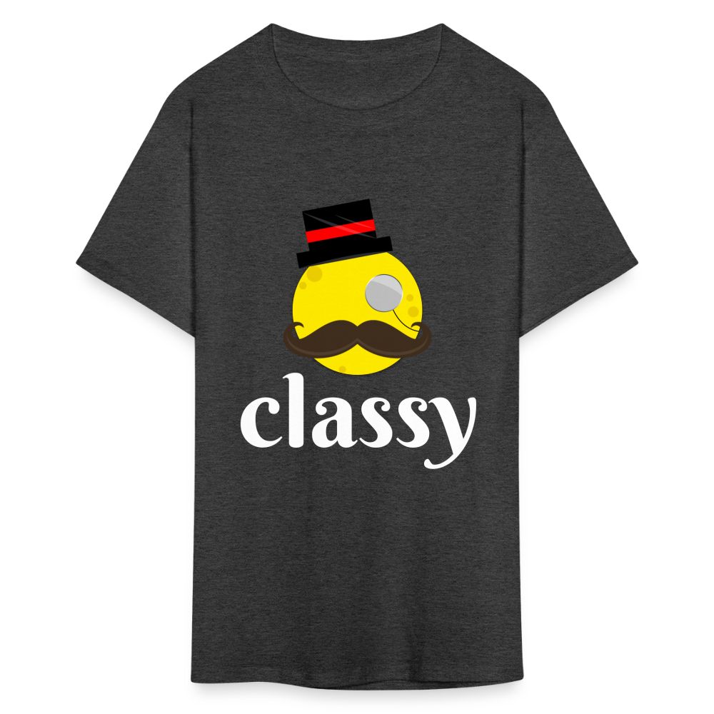 Classy Cheese T-Shirt - heather black