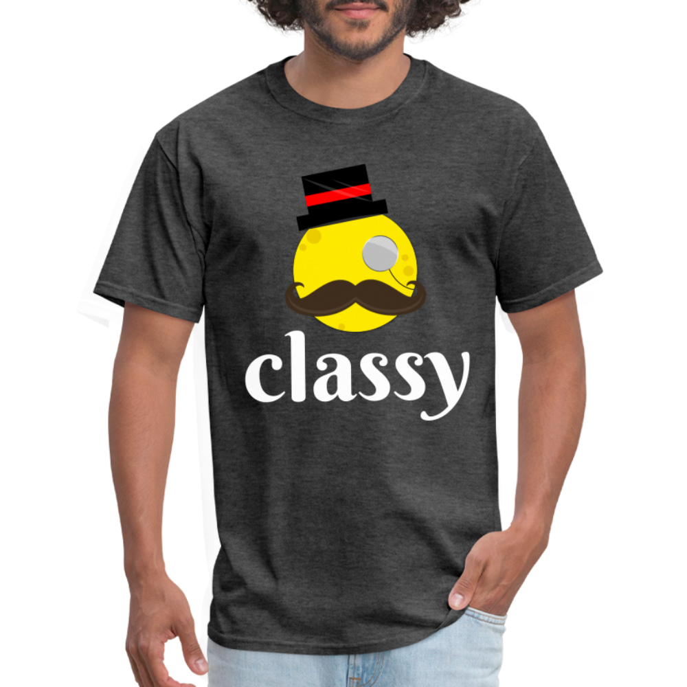 Classy Cheese T-Shirt - heather black