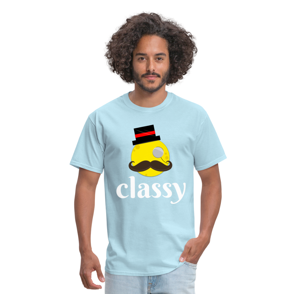 Classy Cheese T-Shirt - powder blue