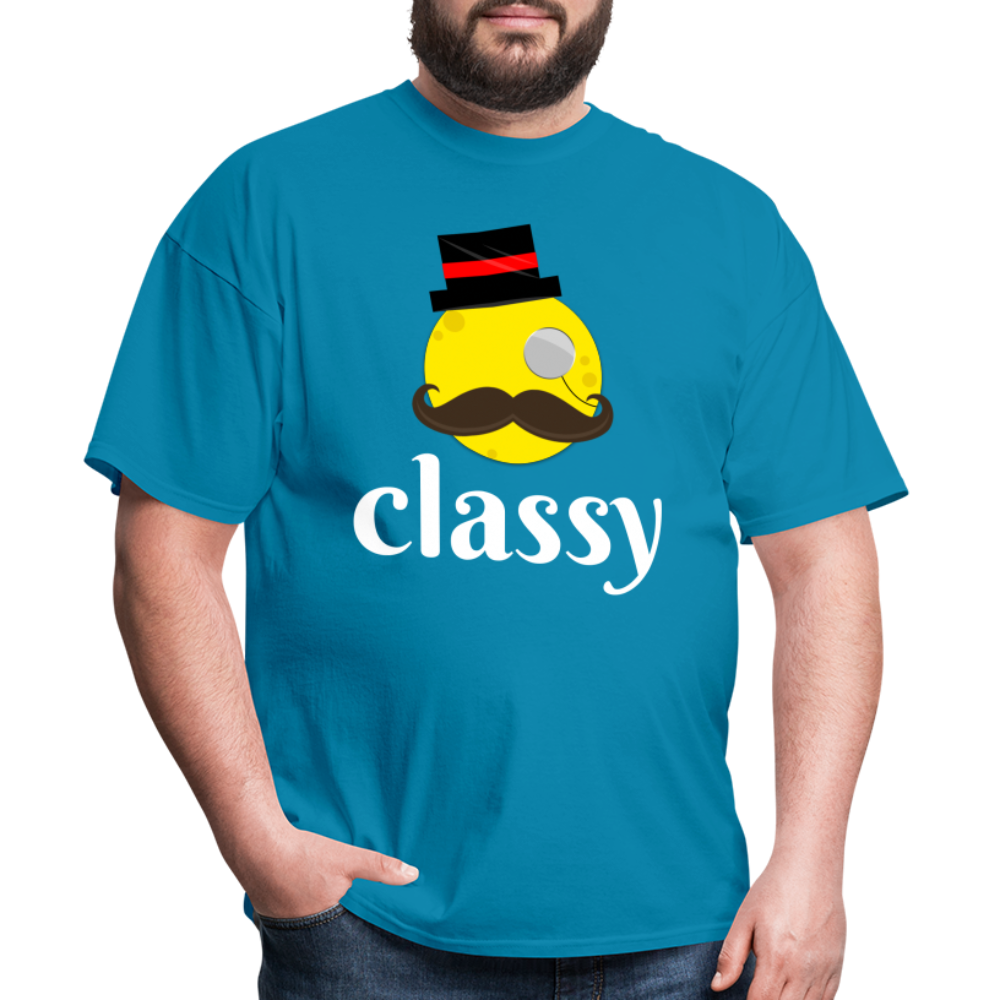 Classy Cheese T-Shirt - turquoise