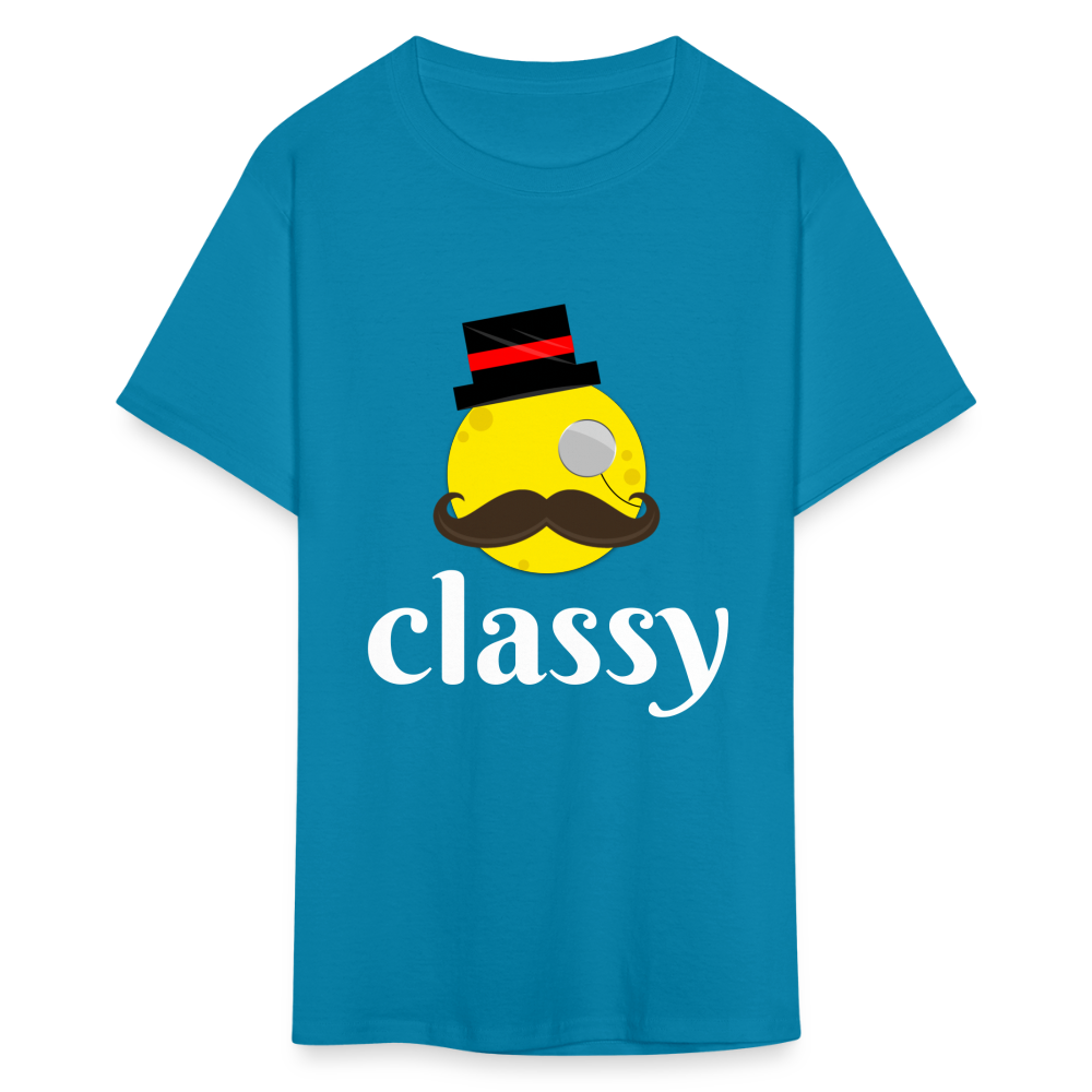 Classy Cheese T-Shirt - turquoise