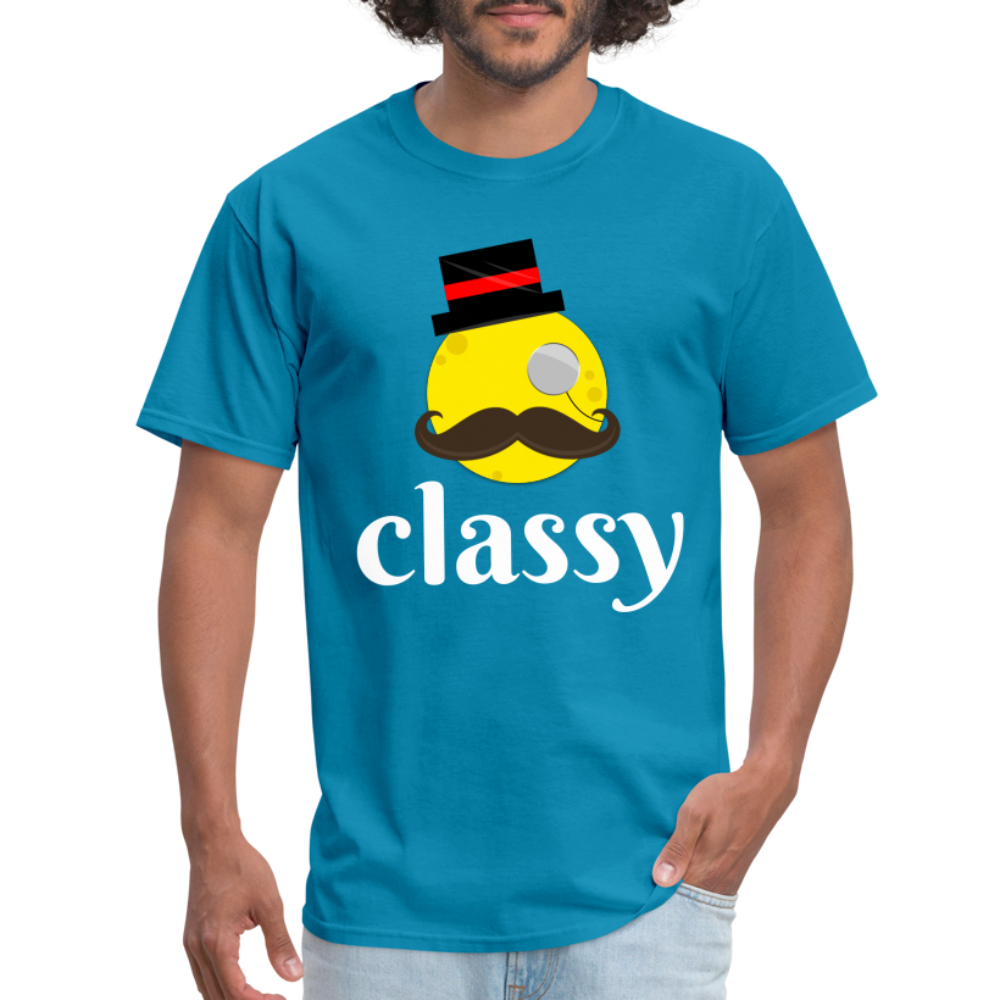 Classy Cheese T-Shirt - turquoise