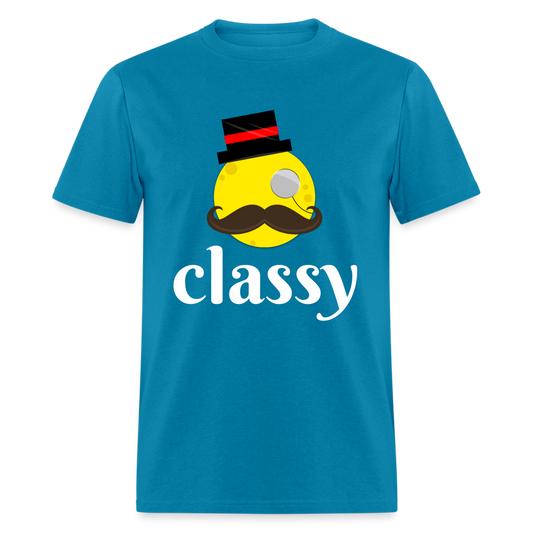 Classy Cheese T-Shirt - turquoise