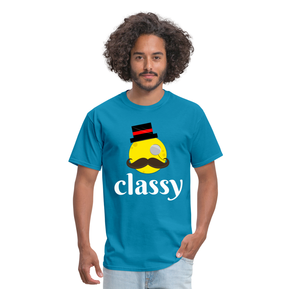 Classy Cheese T-Shirt - turquoise