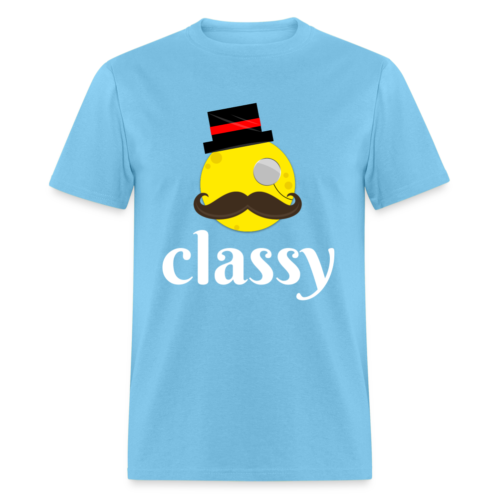 Classy Cheese T-Shirt - aquatic blue