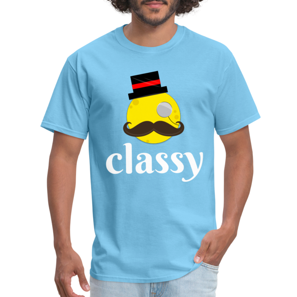 Classy Cheese T-Shirt - aquatic blue