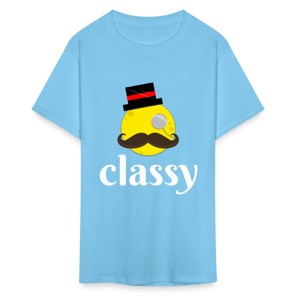 Classy Cheese T-Shirt - aquatic blue