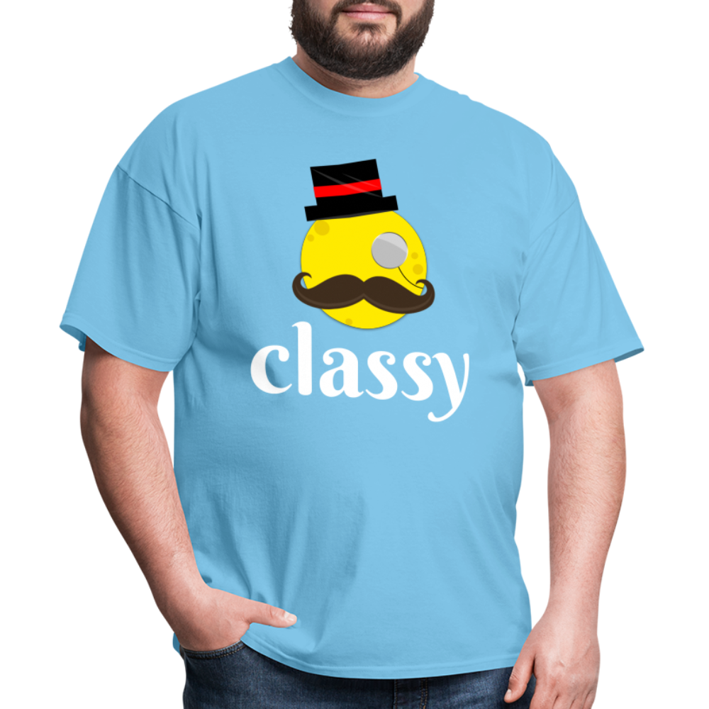 Classy Cheese T-Shirt - aquatic blue